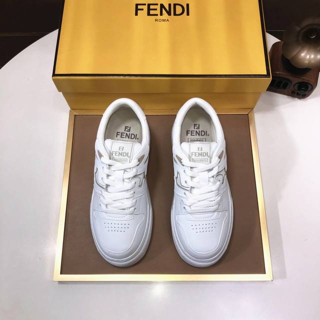 工厂 Fendi芬迪最新情侣款 众多明星同款 Fd Match 原版一比一复刻 设计师kim Jones打造的首款运动鞋fendi Match 和驴牌的trai