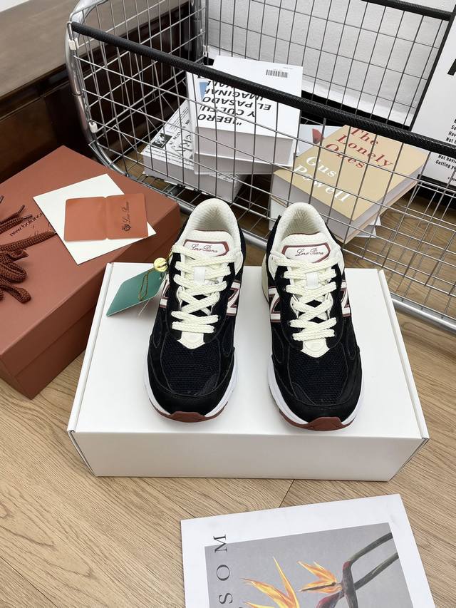 男10顶级版本loro Piana New Balance合作款款 Lp正式推出限量new Balance合款 990V6情侣款休闲运动鞋 力与美相得益彰优质皮