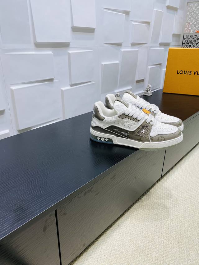 工厂价：情侣款p： Lv Tarine路易威登x Tyler 联名款 驴牌 L家 压花 情侣款 休闲 运动鞋 滑板鞋 原版购入开发 路易威登 X Tyler 合