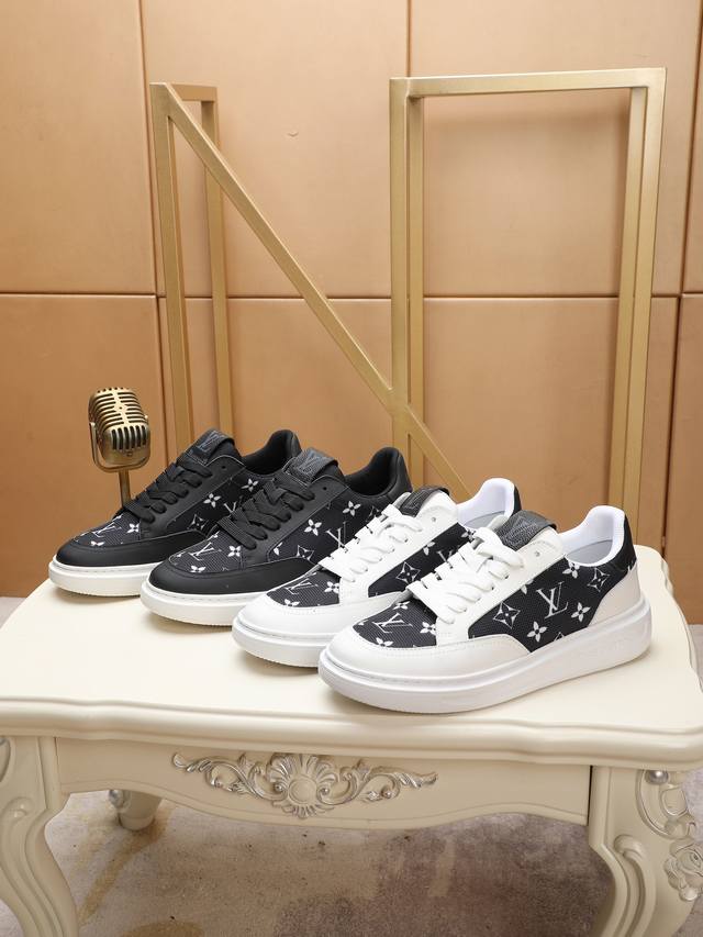 实价 全套包装 Lv 顶级男鞋官网原版复制，鞋面采用进口官网1:1材料制作意大利进口牛皮加网内里 绝非一般的工艺制造，明星御用款！大厂工艺流程，专为潮男们打造最