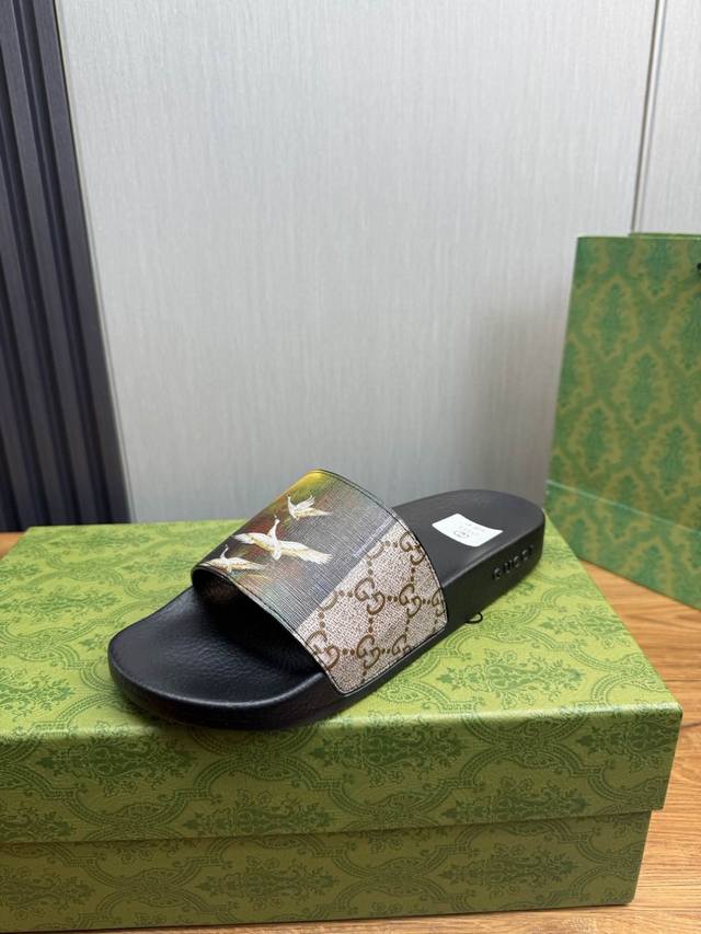 工厂价古奇官网1:1情侣爆款拖鞋热卖常年有货原版原材质Size ：36-46 45.46不退换