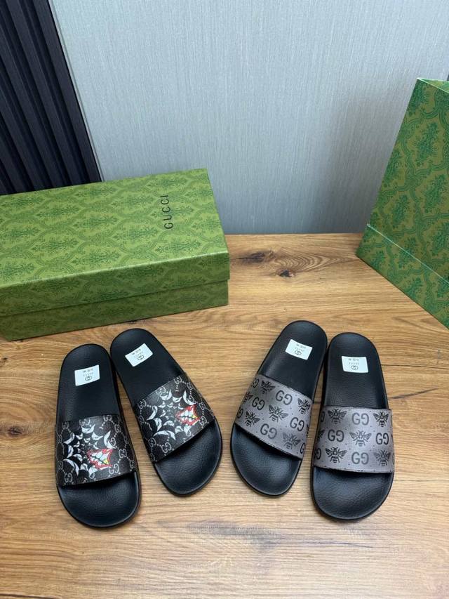 工厂价古奇官网1:1情侣爆款拖鞋热卖常年有货原版原材质Size ：36-46 45.46不退换