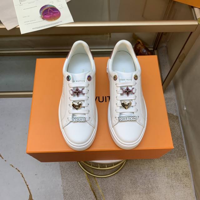 情侣款 Louis*Vuitto* Lv Traine 走秀款 滑板鞋系列 Trainer 大底和面料私模 绝对下血本费心思的一款鞋子 自vifgil到来之后而