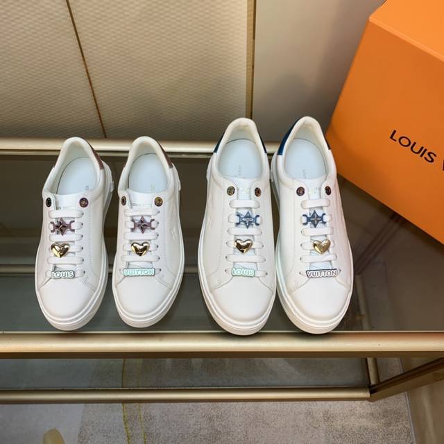 情侣款 Louis*Vuitto* Lv Traine 走秀款 滑板鞋系列 Trainer 大底和面料私模 绝对下血本费心思的一款鞋子 自vifgil到来之后而