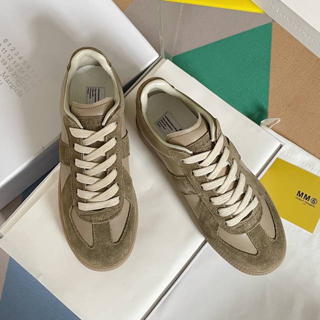 工厂价： 顶级版本Maisonmargiela Mm6 马吉拉 情侣款 德训鞋 休闲 运动鞋原版购入开发 做货 鬼才设计师品牌，一个轻奢品牌 这一款德国训练鞋延