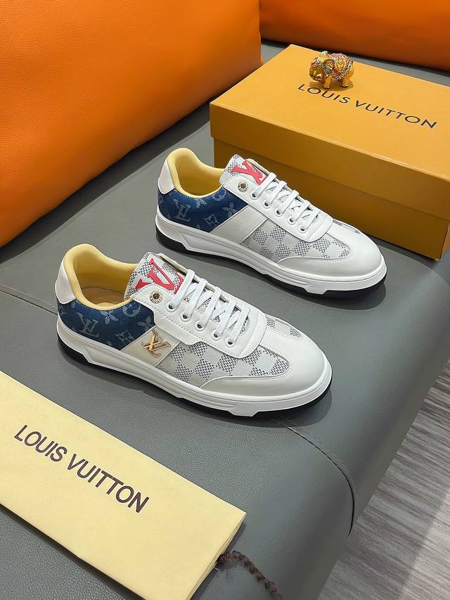 商品名称：Louis Vuitton 路易 威登正规码数: 38-44 休闲鞋商品材料：精选 牛皮鞋面，柔软绒毛内里；原厂大底