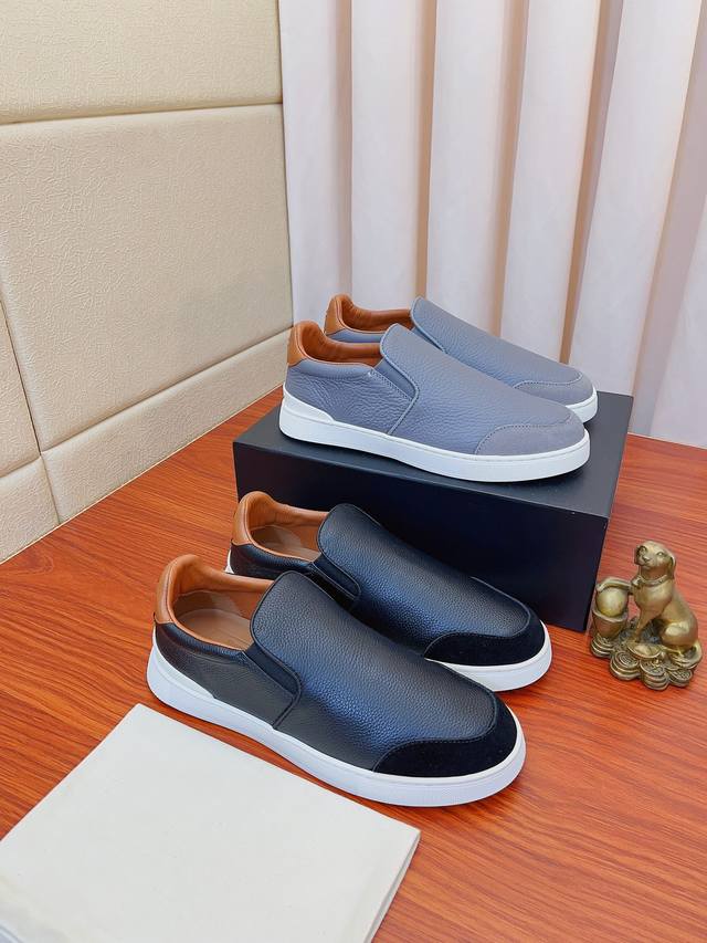 实价： Ermenegildo Zegn*杰尼亚zegna 14Milmil14 羊毛 Triple Stitch 球鞋这款时尚可持续 Triple Stitc