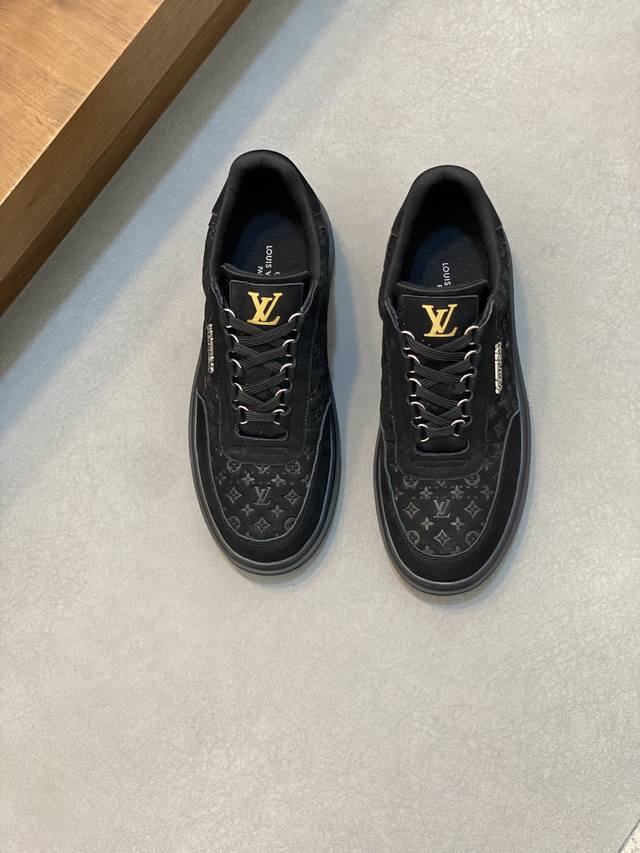 Louis Vuitton 路易威登-高端品质 原单-鞋面：压纹小牛皮、高周波品牌logo-内里：意大利进口透气网布，-大底：舒适tpu成型大底-超高品控 做工