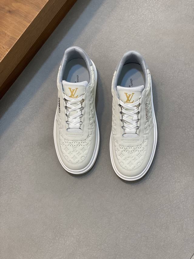 Louis Vuitton 路易威登-高端品质 原单-鞋面：压纹小牛皮、高周波品牌logo-内里：意大利进口透气网布，-大底：舒适tpu成型大底-超高品控 做工