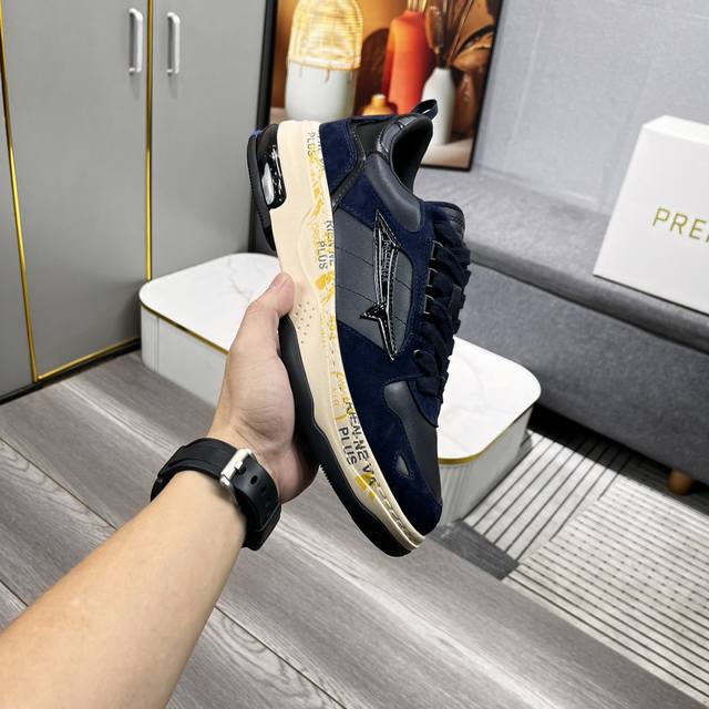 工厂价 Premiata 普瑞米亚达 时尚、运动、休闲、慢跑、普瑞米亚达意大利名品百年历史，所有工艺全手工打造，米“字一样的logo简称米字鞋 完美的融合了传统