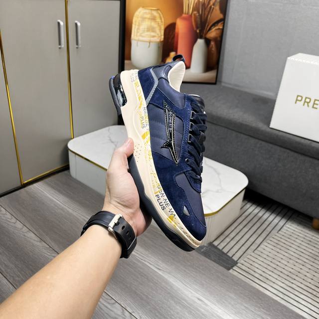 工厂价 Premiata 普瑞米亚达 时尚、运动、休闲、慢跑、普瑞米亚达意大利名品百年历史，所有工艺全手工打造，米“字一样的logo简称米字鞋 完美的融合了传统