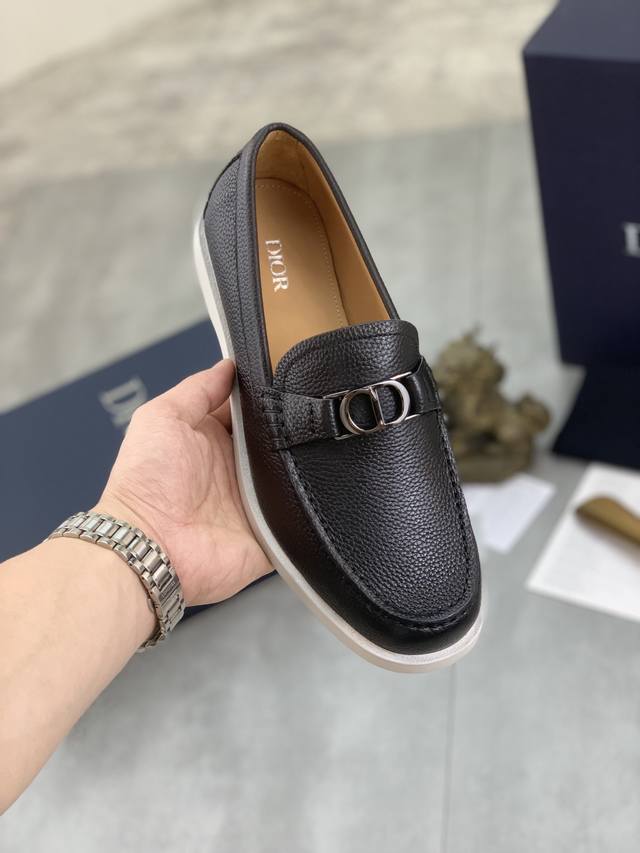 工厂价 实价 高版本 Dior 迪奥 原版1:1复刻！顶级意大利代购！男士商务休闲皮鞋，鞋面原版进口小牛皮，极致质感，绅士风范，内里进口水染牛皮，顶级意大利橡胶