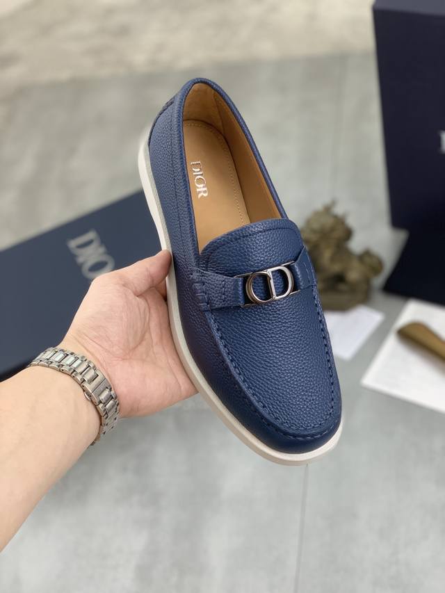 工厂价 实价 高版本 Dior 迪奥 原版1:1复刻！顶级意大利代购！男士商务休闲皮鞋，鞋面原版进口小牛皮，极致质感，绅士风范，内里进口水染牛皮，顶级意大利橡胶