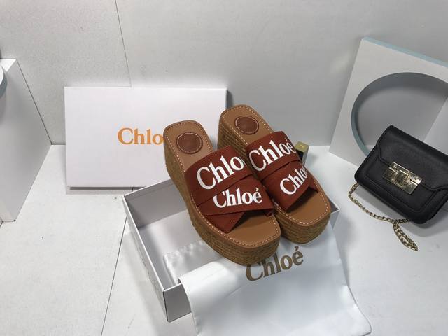 出厂价： CHLOE 克洛伊 专柜 秋冬新款 最高限定专柜上新 九色发售 克洛厚底拖鞋◆ 原标 原盒 正确版本◆ 原版3D数控logo◆ 定制交叉鞋面◆ 原版橡