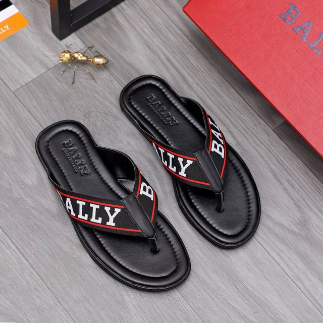 商品商标：BALLY 巴利 拖鞋正码码数: 38-44商品材料：精选原版材料原版大底