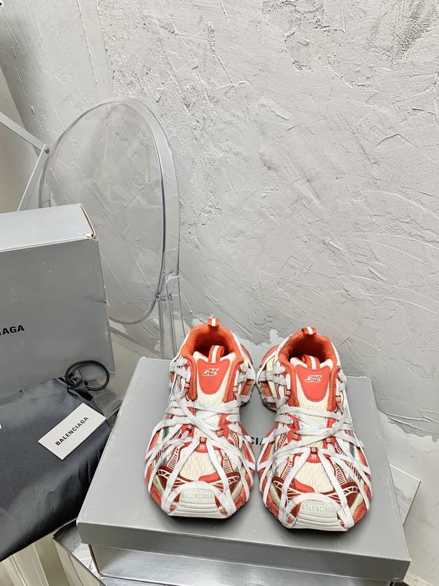 顶级版本 巴黎世家 户外概念鞋 Balenciaga Sneaker Tess 十代B款绑带鞋独家纯原版本 细节精准对位官方 私模组合大底原装大盒 从里到外 一