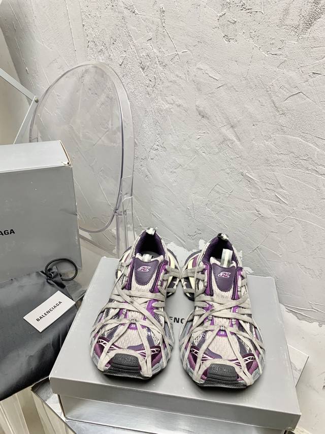 顶级版本 巴黎世家 户外概念鞋 Balenciaga Sneaker Tess 十代B款绑带鞋独家纯原版本 细节精准对位官方 私模组合大底原装大盒 从里到外 一