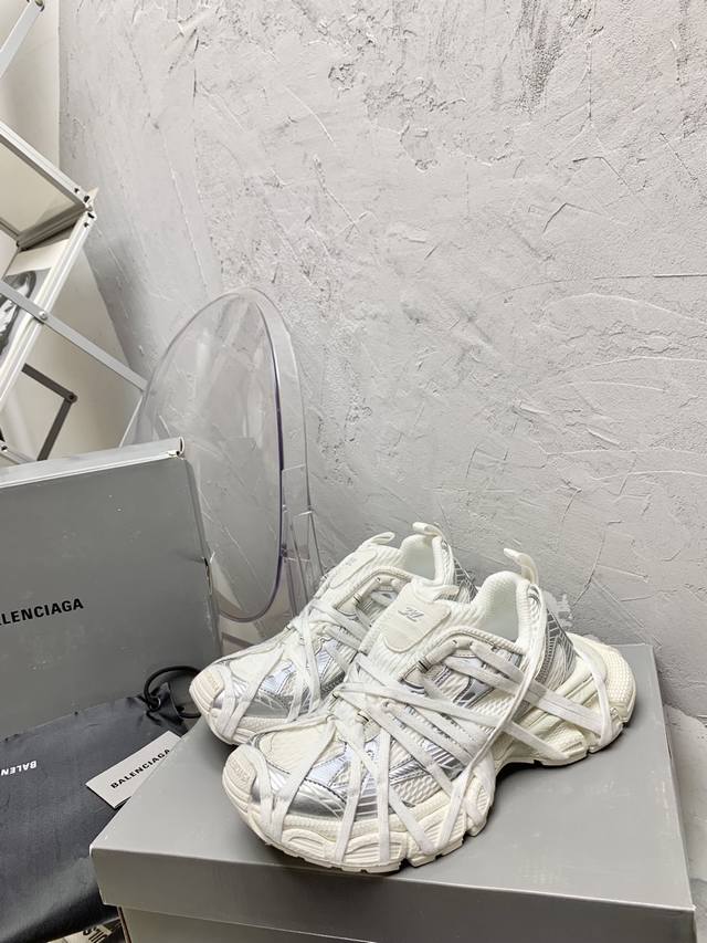 顶级版本 巴黎世家 户外概念鞋 Balenciaga Sneaker Tess 十代B款绑带鞋独家纯原版本 细节精准对位官方 私模组合大底原装大盒 从里到外 一