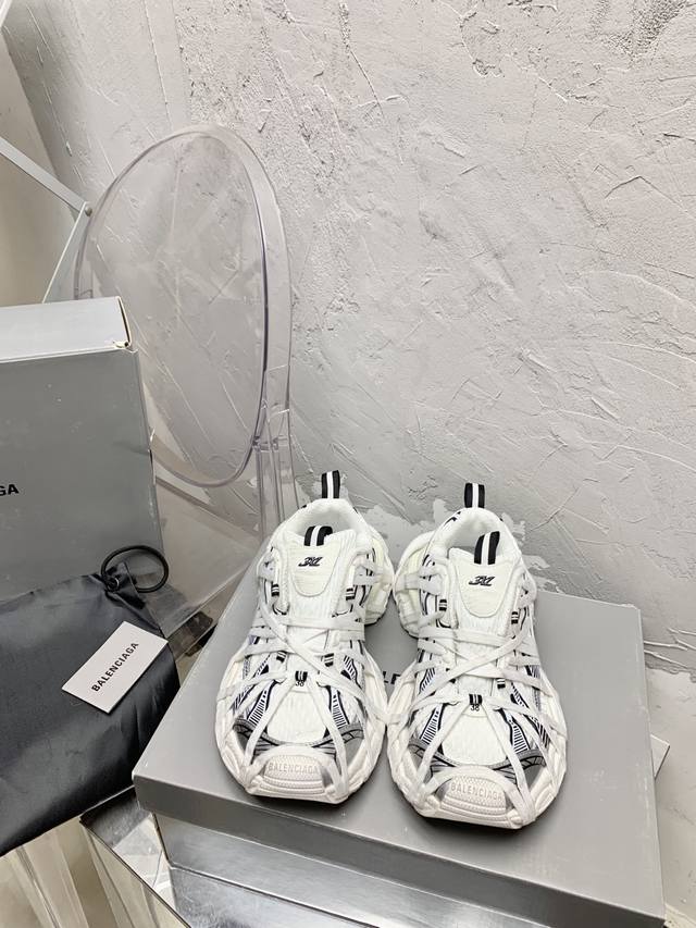 顶级版本 巴黎世家 户外概念鞋 Balenciaga Sneaker Tess 十代B款绑带鞋独家纯原版本 细节精准对位官方 私模组合大底原装大盒 从里到外 一