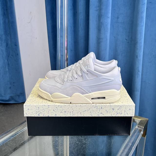Jordan Air Jordan 4 Oxidized Green耐磨透气中帮 复古篮球鞋 尺码：36-47.5