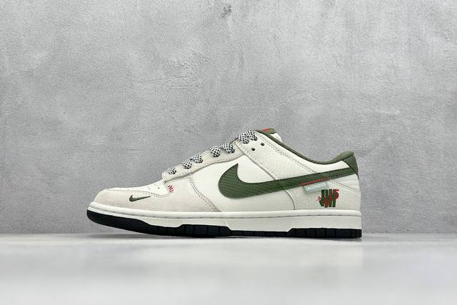 現貨 终端放店XC版 Nike SB Dunk Low x UNDEFEATED 白绿小钩满天星纯原大厂出品 极力推荐原装头层材料 独家版型蒸餾加工帶來的是更好