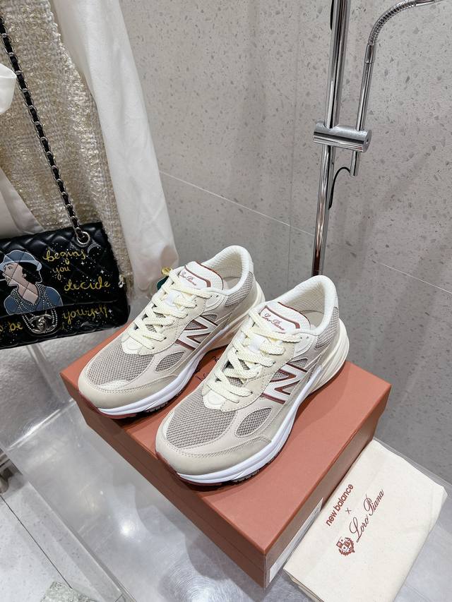 顶级版本：情侣款 loro piana x 联名款 x nb 990v6系列情侣款 复古 休闲 运动鞋原版购入开发 做货 拥有百年历史，意大利顶级奢侈品牌 ，携