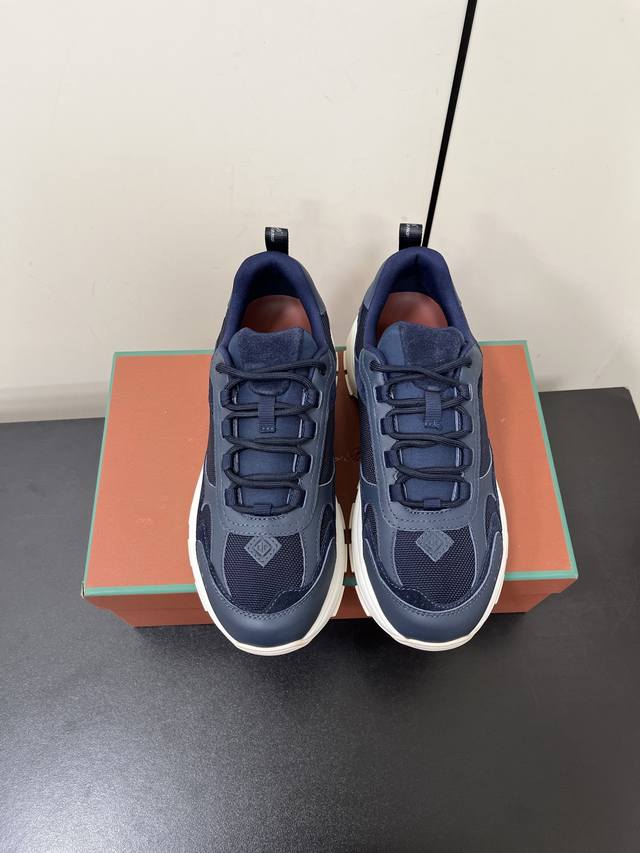 男款350Loro Piana 诺悠翩雅 Cairn Walk系列 情侣款 厚底 休闲 运动鞋 老爹鞋原版购入开发 做货 这款灵感源自都市风格的运动鞋舒适贴合脚