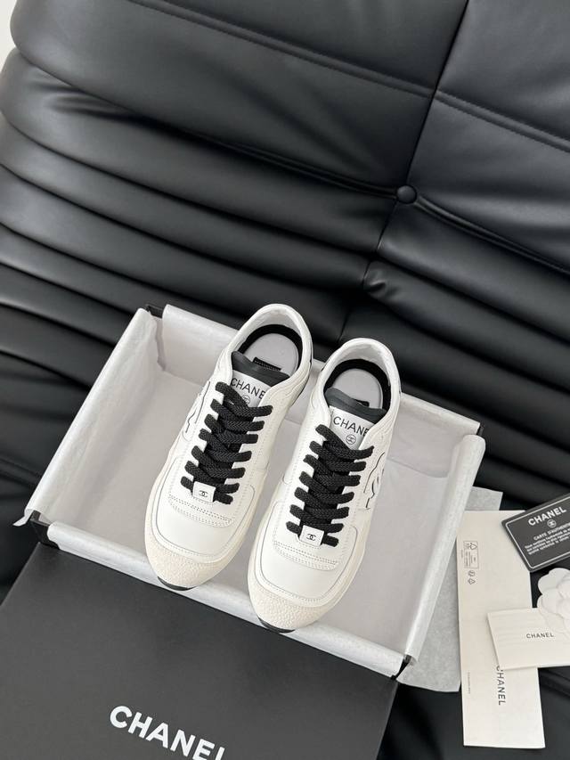 Chanel 25P新款德训鞋高版本高品质手感很轻盈 上脚舒服Size:35-40