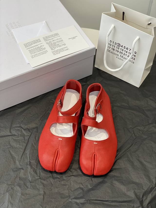 高定品质！Maison Margiela MM6分趾鞋 Tabi 意产植鞣羊皮！欢迎对比 真正的原版大底！Size:35-39 40定