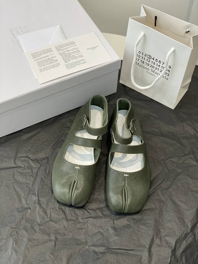 高定品质！Maison Margiela MM6分趾鞋 Tabi 意产植鞣羊皮！欢迎对比 真正的原版大底！Size:35-39 40定