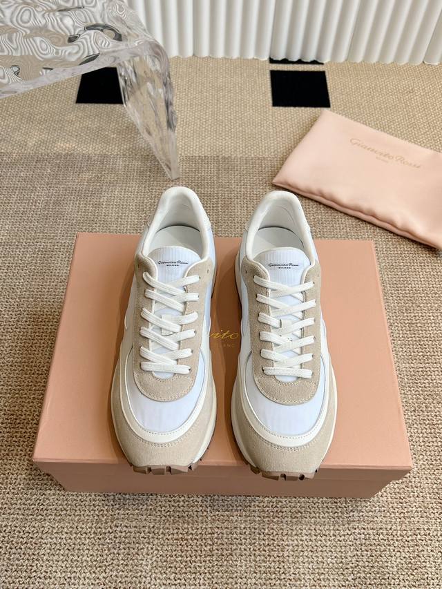 Gianvitorossi 吉安维托.罗西 25ss新品情侣款复古休闲阿甘鞋众多明星博士们种草的最佳运动鞋之一超级复古百搭好看 超舒适感超级爆！无不彰显时尚感与