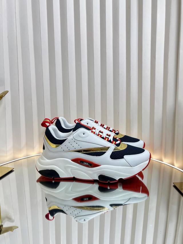Dior 迪奥 经典款 B22情侣款系列 网面 休闲 运动鞋 老爹鞋原版购入开发 做货 国外超火的D家 运动 老爹鞋 东莞原厂市场最高品质 原版爆拆 完美复刻，