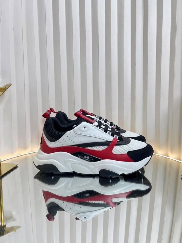 Dior 迪奥 经典款 B22情侣款系列 网面 休闲 运动鞋 老爹鞋原版购入开发 做货 国外超火的D家 运动 老爹鞋 东莞原厂市场最高品质 原版爆拆 完美复刻，