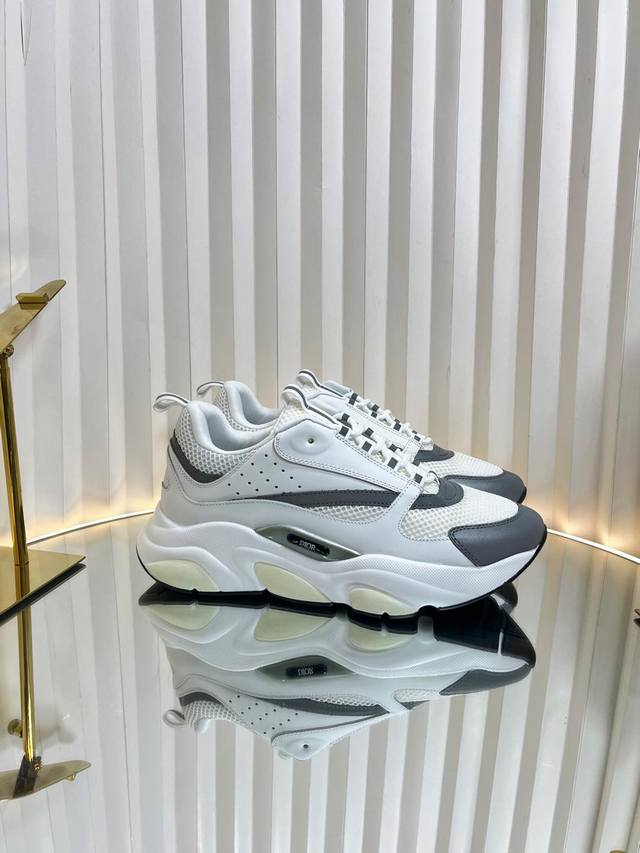 Dior 迪奥 经典款 B22情侣款系列 网面 休闲 运动鞋 老爹鞋原版购入开发 做货 国外超火的D家 运动 老爹鞋 东莞原厂市场最高品质 原版爆拆 完美复刻，