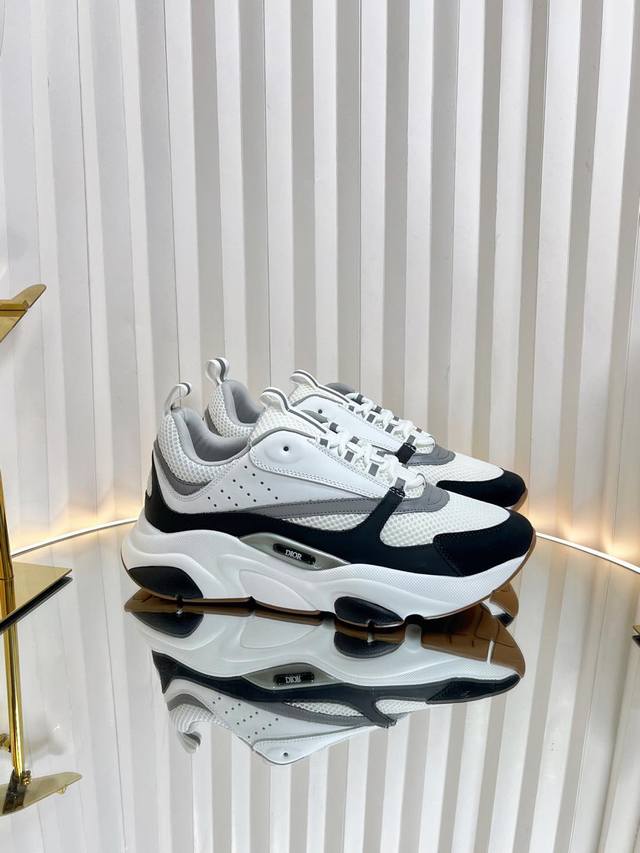 Dior 迪奥 经典款 B22情侣款系列 网面 休闲 运动鞋 老爹鞋原版购入开发 做货 国外超火的D家 运动 老爹鞋 东莞原厂市场最高品质 原版爆拆 完美复刻，