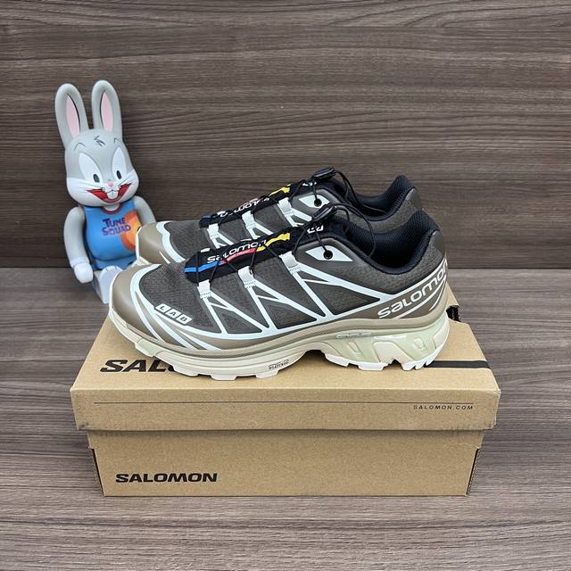 顶级版本Salomon XT-6 Advanced 火星 耐磨低帮登山户外鞋 男女同款 鹪鹩棕。货号: 473058包装:全套得物配件加固飞机盒包装！码数:36