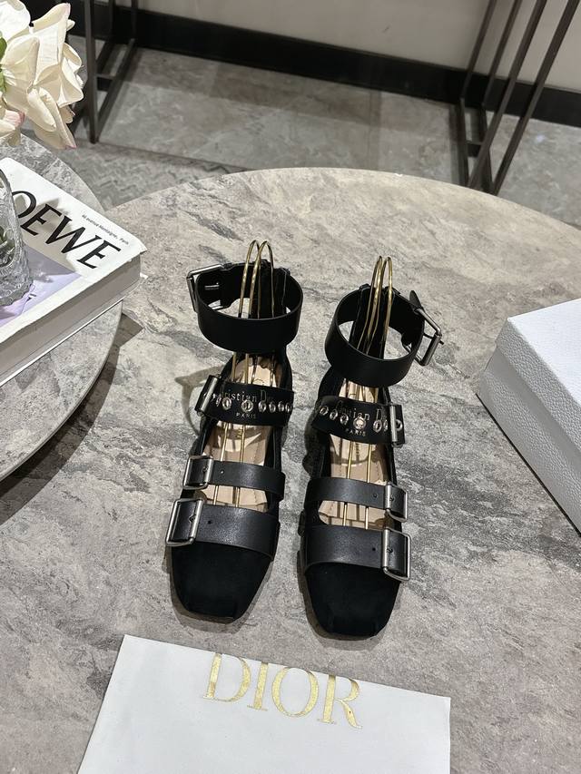 Dior 迪奥春夏新款玛丽珍乐福鞋 一眼就想要玛丽珍单鞋简单大方‘低调奢华！配上醒目的Chanristian Dior标志扣非常高级穿着舒适好看 而且好搭配春夏