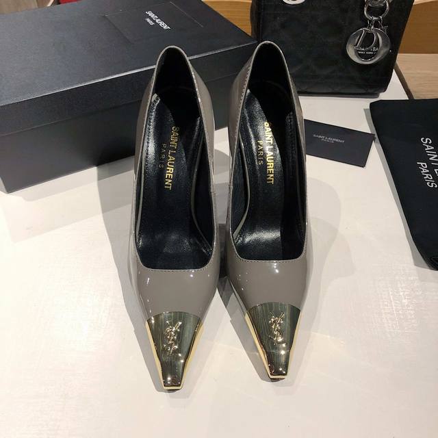 Saint Lauren YSL圣罗兰 圣罗兰ysl 春夏｜高跟鞋新品绝美 精致 优雅！10cm上脚特别稳，放心入！鞋跟是重新开模定制的，高度与正品一致区别各种