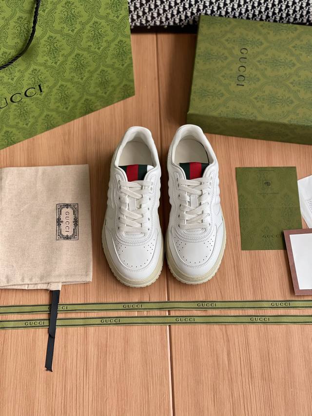 Gucci Re-Wed系列运动鞋整双鞋子采购Zp开发打造，全部定制材料，独家开模大底，细节全部对版出货，连包装也做到跟正品一样。码数:女35-40 男39-4