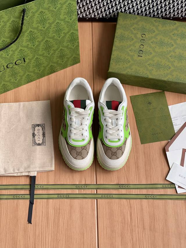 Gucci Re-Wed系列运动鞋整双鞋子采购Zp开发打造，全部定制材料，独家开模大底，细节全部对版出货，连包装也做到跟正品一样。码数:女35-40 男39-4
