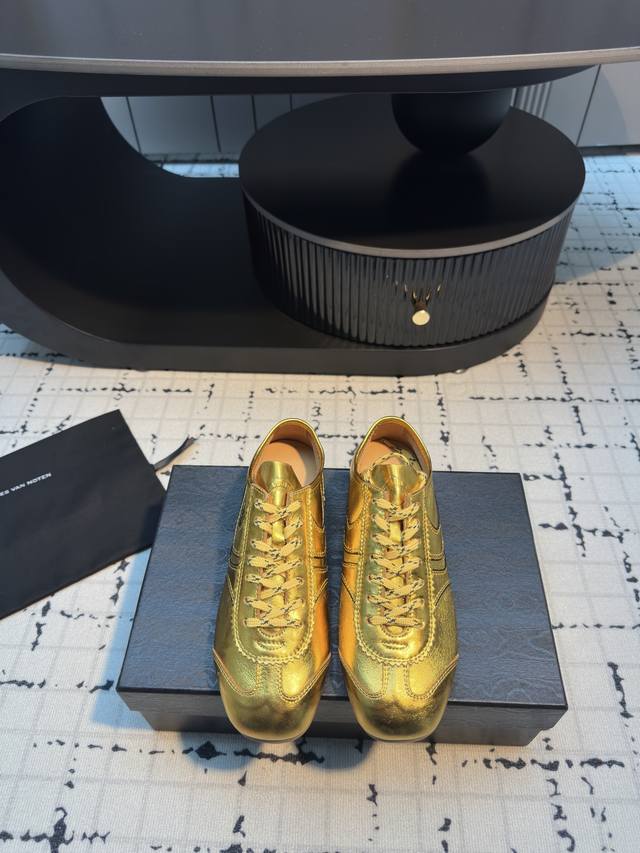 代购级小众 Dries Van Noten DVN 复古德训鞋dvn的德训鞋也太美了吧 dries 总会给我带来惊喜 Dries Van Noten 2025春