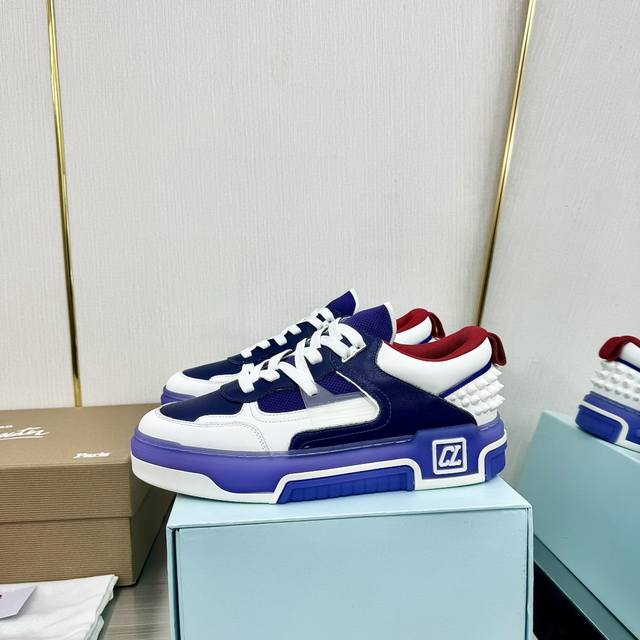 出厂价 王俊凯 杨幂 丁程鑫 陈牧驰王子异 同款Christian Louboutin路铂廷 2024 新品 ASTROLOUBI 男女同款厚底运动鞋红底鞋时尚