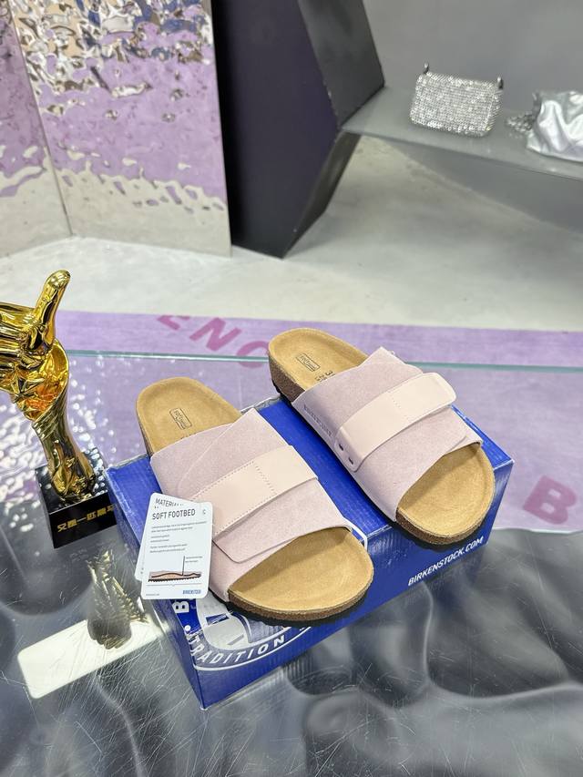 工厂价： Birkenstock London 勃肯 升级全软木颗粒脚床 轻松拿捏松弛感的秘籍 勃肯鞋舒适自在四季可穿风格百搭高级中性风“丑萌丑萌”博肯全鞋 皮