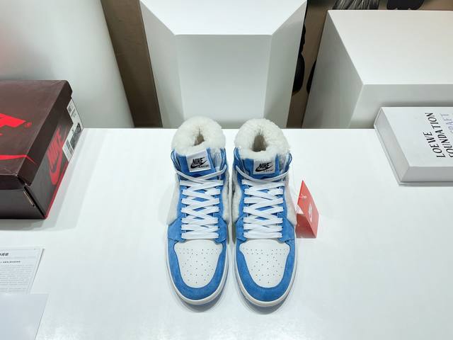 出厂:毛鞋 独家顶级版本 Air Jordan耐克联名23vs秋冬季最新王炸爆款系列 情侣彩色拼毛休闲鞋 唯独一款牛皮拼接纯羊毛的高帮鞋，耐克乔一情侣毛鞋让鞋迷