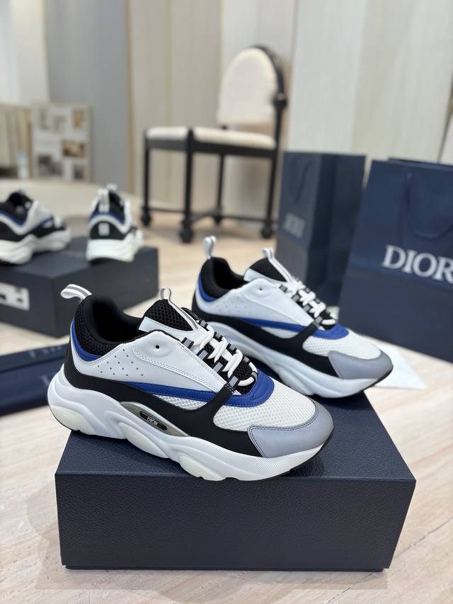 出厂价： 顶级版本 Dior 迪奥 经典款 B22系列 网面 休闲 运动鞋 老爹鞋原版购入开发 做货 国外超火的D家 运动 老爹鞋 市场最高品质 原版爆拆 完美
