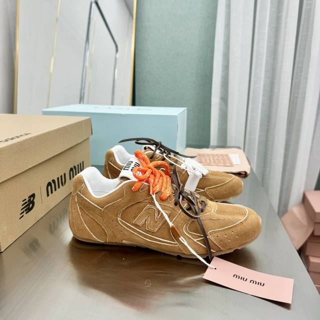 情侣款MiuMiu缪缪 x New Balance NB530 休闲 运动鞋 阿甘鞋 德训鞋原版购入开发做货 Miu Miu x New Balance 经典N
