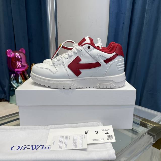 2025莞版官网同步更新配色 Off-White c o Virgil Abloh 杨幂同款Out Of Office Low-top Leather OW联名