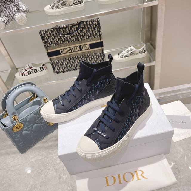 出厂： 注塑工艺21ss DIOR OBLIQUE 穿孔科技针织市面上唯一对版高端品质 原版拆解开发，每个细节都不放过，真正意义上的原版复刻，鞋面108针拉架织