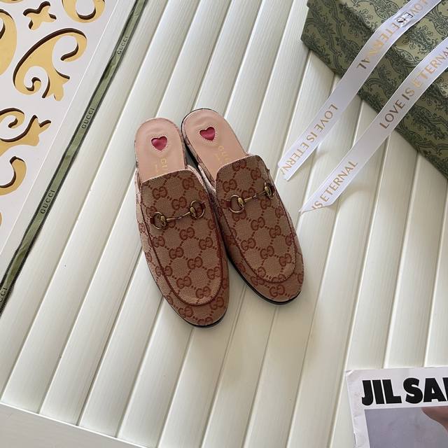 出厂： GUCCI 古驰2025顶级专柜 新款限定官网上新 独家首发 GUCCI 古驰 25SS 经典全系半拖 单鞋 一脚蹬 毛半拖 Gucci半拖 Gucci