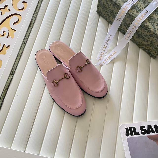 出厂： GUCCI 古驰2025顶级专柜 新款限定官网上新 独家首发 GUCCI 古驰 25SS 经典全系半拖 单鞋 一脚蹬 毛半拖 Gucci半拖 Gucci